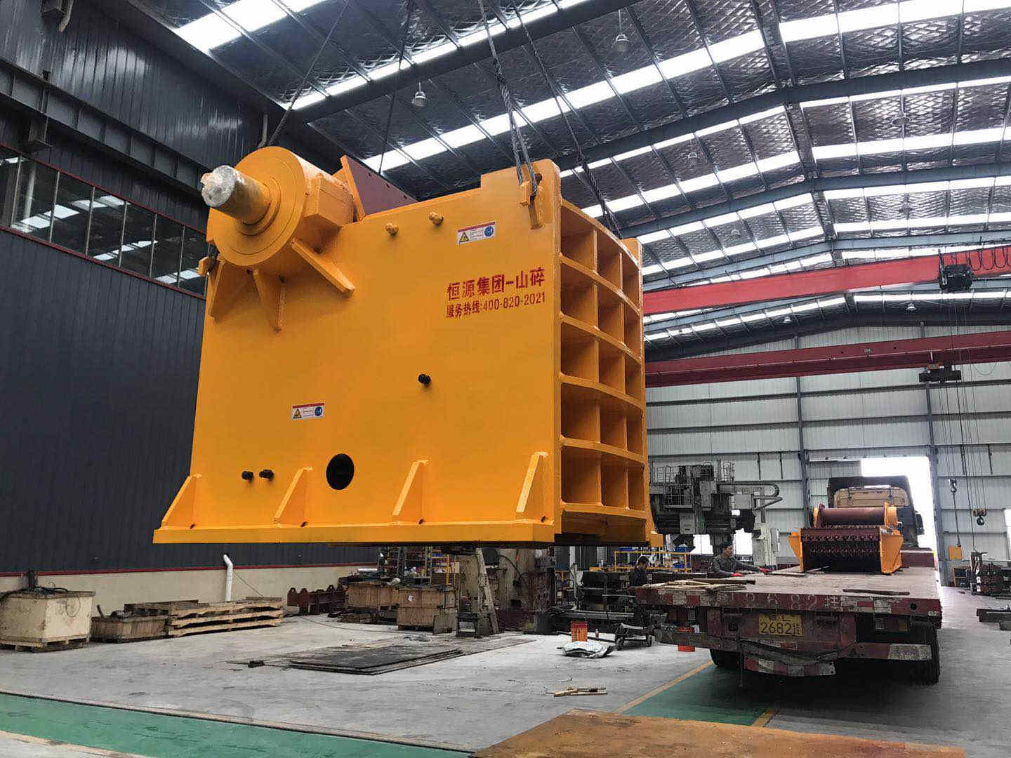 上海恒源2019年4月30日砂石生产线设备发货实况